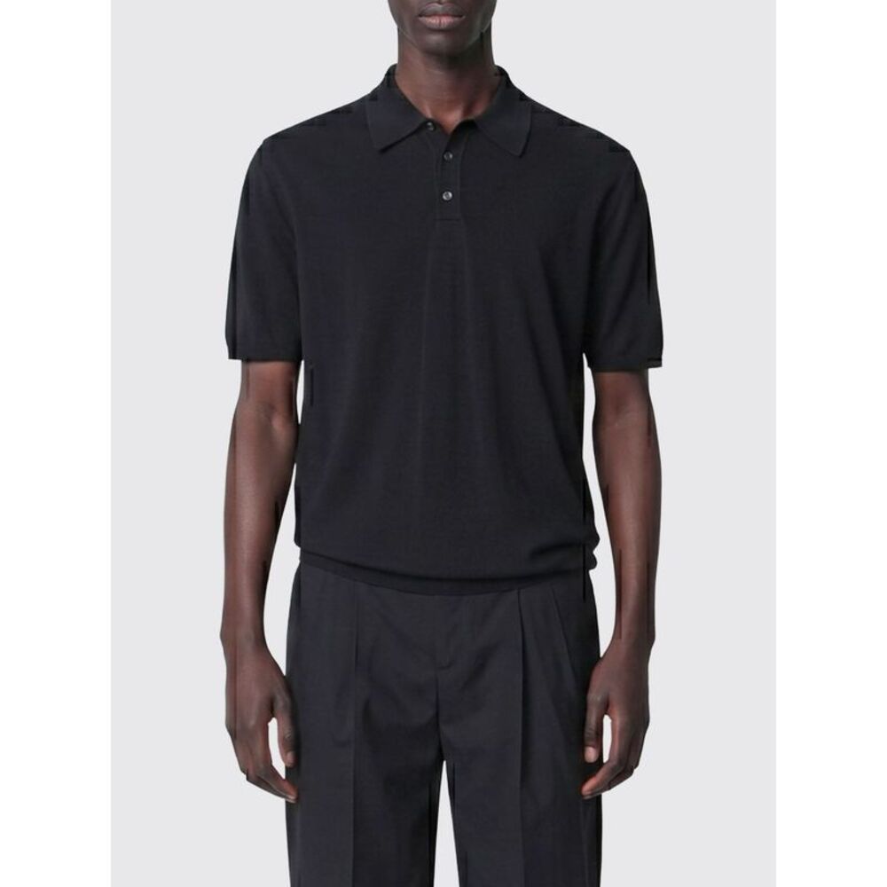 Roberto Collina Polo Shirt Men Black